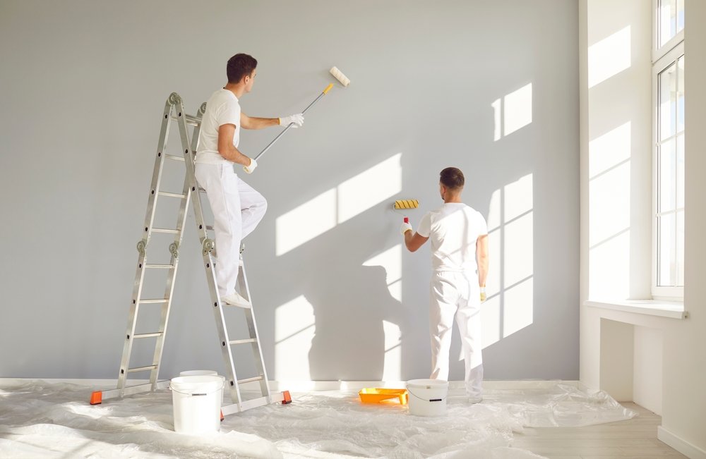 Dit is het resultaat van glasvliesbehang laten aanbrengen in je nieuwbouwwoning in Heerlen.